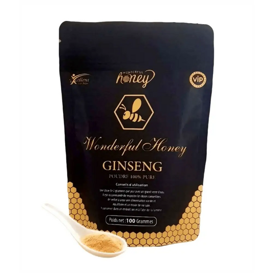 Poudre de Ginseng Wonderful Honey - Énergie et Vitalité